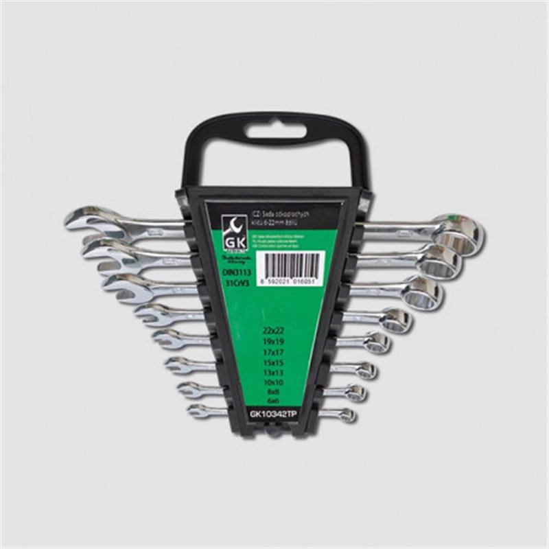 GK TOOLS Sada kľúčov očkoplochých 8-19mm 8 dielov GK10342TP