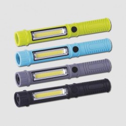 Trebor Svietidlo PVC COB LED 3W+1LED 3xAAA P3897