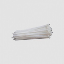 Trebor Viazacia páska 400x7,6mm 50ks biela nylon XT904076