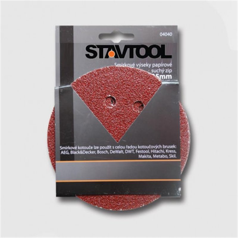 STAVTOOL Výsek - suchý zips p125mm/P100 KL04100