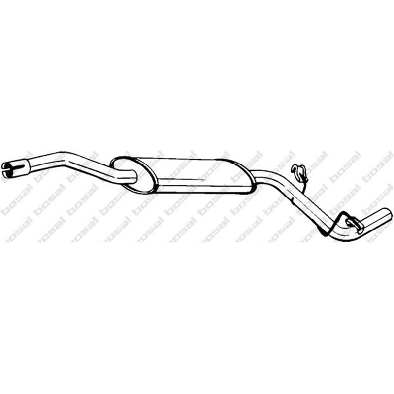 Stredný tlmič výfuku EDEX 24.21