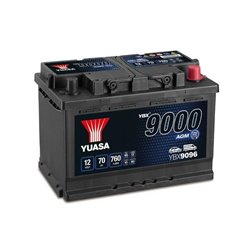 YUASA AGM 70Ah Autobatéria12V , 760A , YBX9096