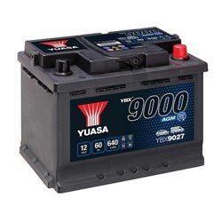 YUASA 60 Ah Autobatéria12V ,640 A ,YBX9027