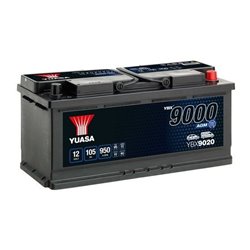 YUASA 105Ah Autobatéria12V ,950 A ,YBX9020