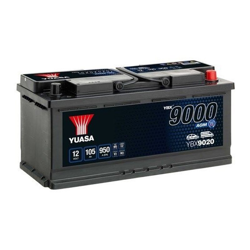 YUASA 105Ah Autobatéria12V ,950 A ,YBX9020