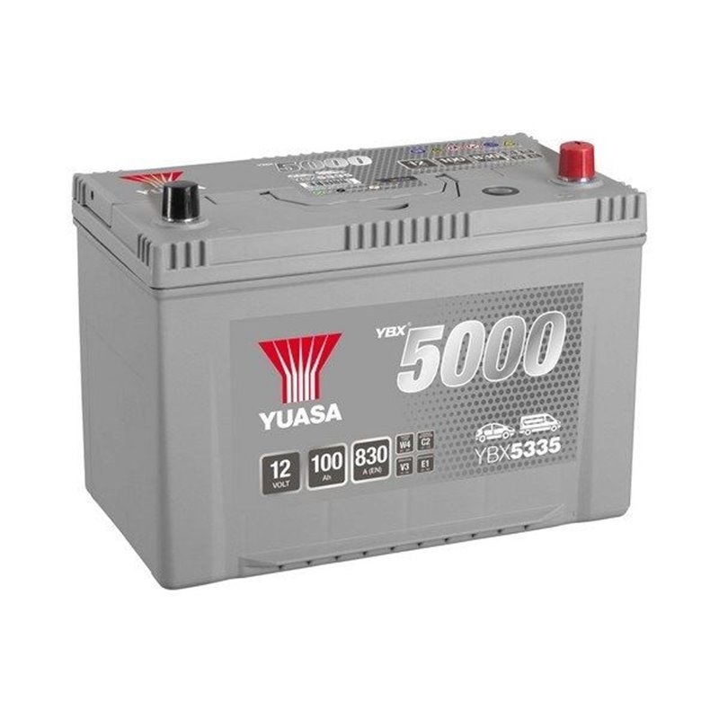 YUASA 100Ah Autobatéria12V , 830A , YBX5335