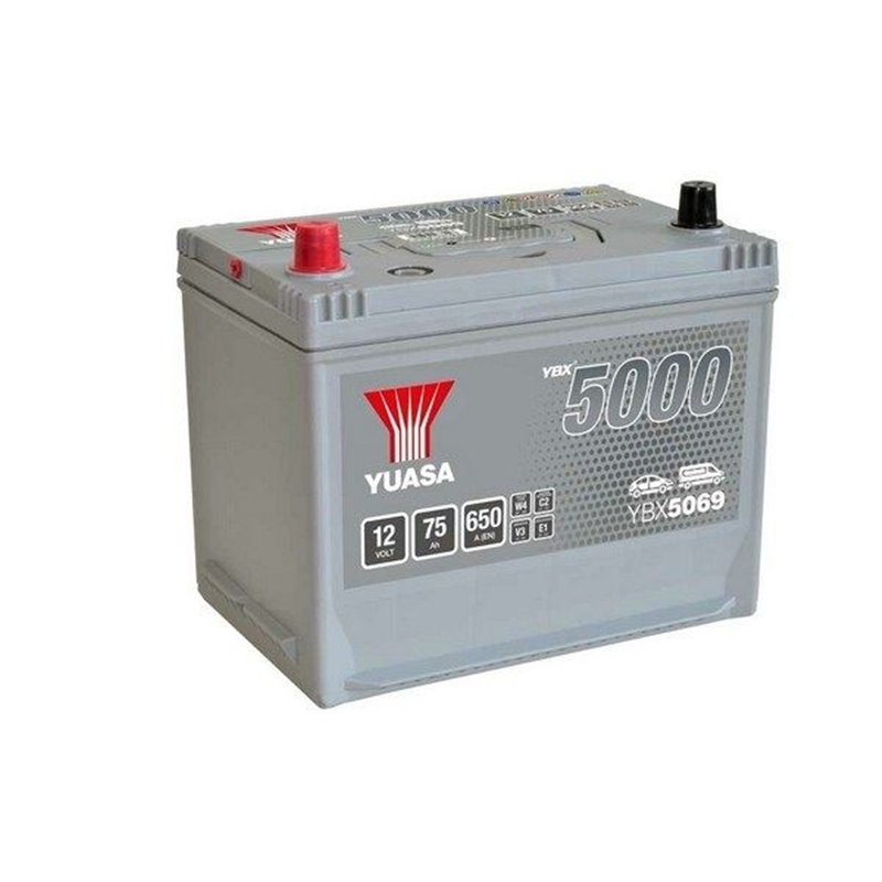 YUASA 75 Ah Autobatéria12V ,650 A ,YBX5069