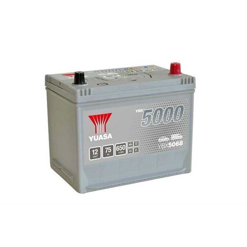 YUASA 75 Ah Autobatéria12V ,650 A , YBX5068