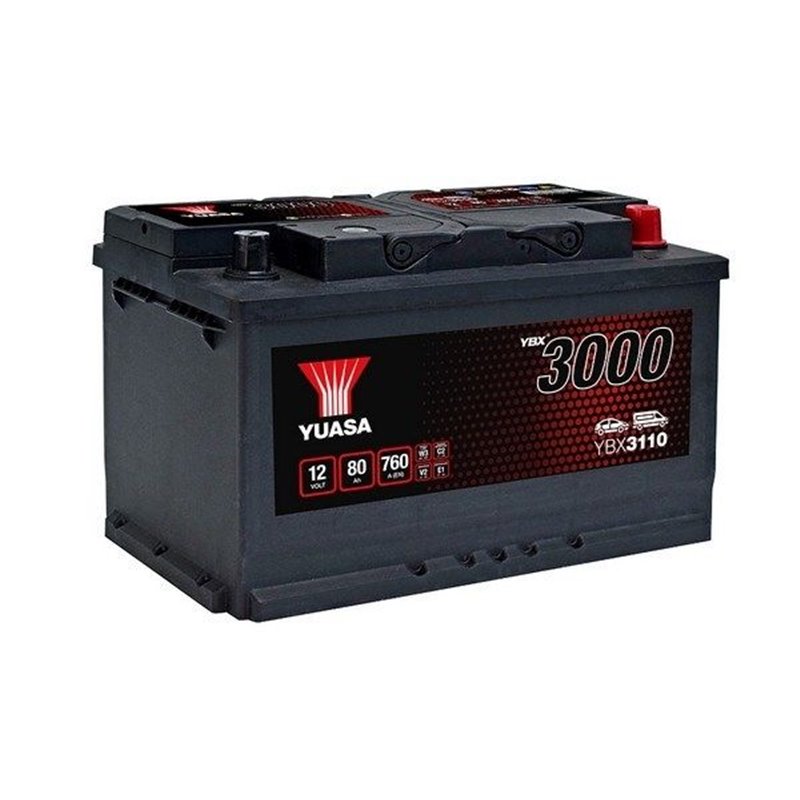 YUASA 80Ah Autobatéria12V , 760A , YBX3110