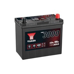 YUASA 45 Ah Autobatéria12V , 400 A, YBX3053