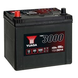 YUASA 60Ah Autobatéria12V , 500A , ĽAVÁ!!! YBX3014