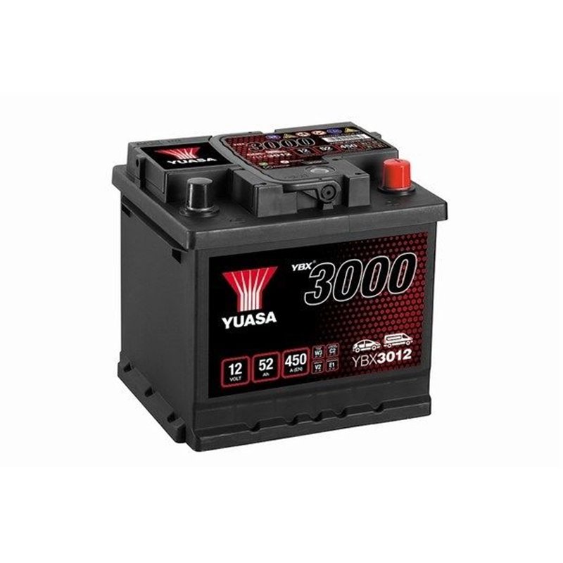 YUASA 52Ah Autobatéria12V , 450A , YBX3012