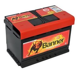 BANNER POWER BULL74Ah Autobatéria 12V,680A, pravá +R, P7412