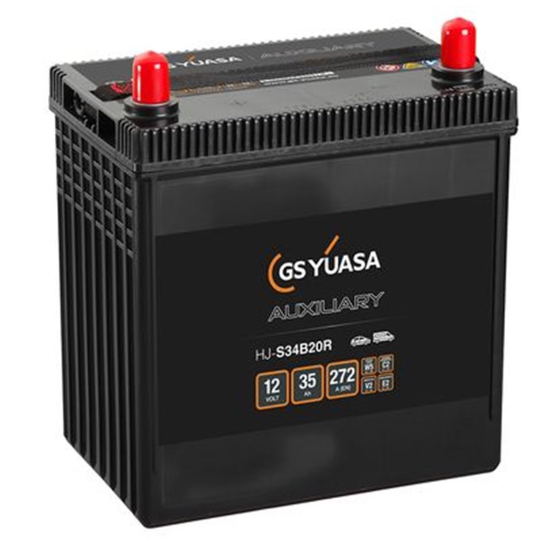YUASA 35Ah Autobatéria 12V, 272A , ĽAVÁ!!! HJ-S34B20R