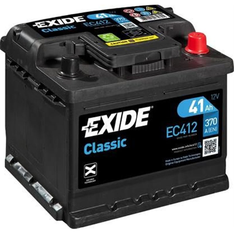 EXIDE Classic 41AhAutobatéria 12V , 370A , EC412