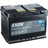 EXIDE Premium 77AhAutobatéria 12V , 760A , EA770
