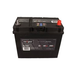 MAXGEAR 45AH Autobateria , 12V, 330A , 545155033 D722, 85-0105
