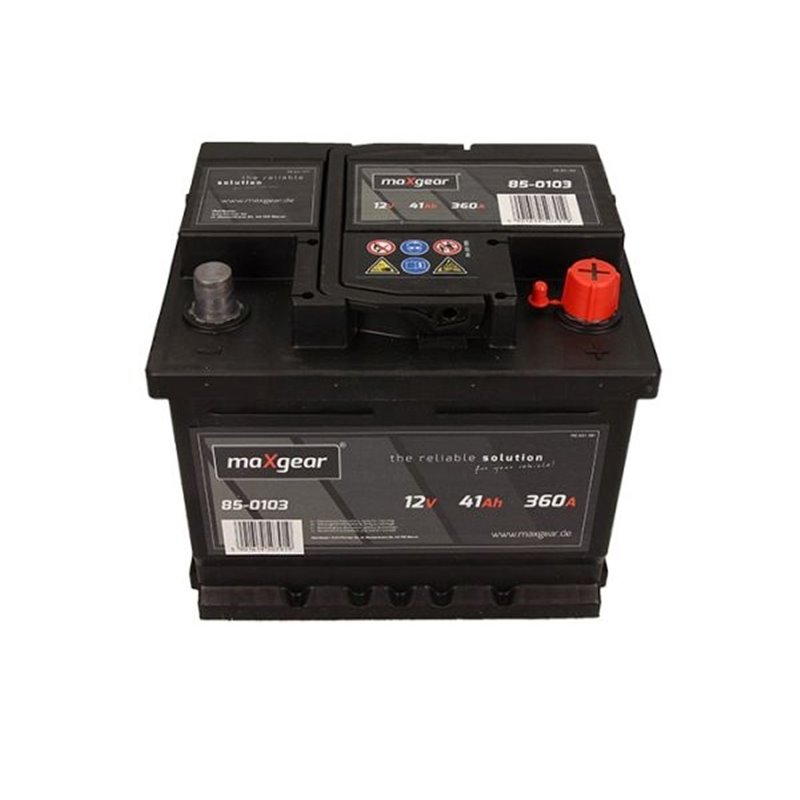 MAXGEAR 41AH Autobateria , 12V, 360A , 541400036 D722, 85-0103