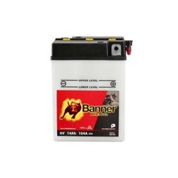Banner Bike Bull14AH Motobatéria 6V104A B38-6A 01314