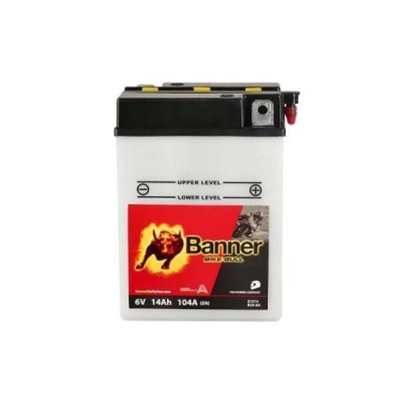 Banner Bike Bull14AH Motobatéria 6V104A B38-6A 01314