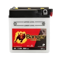 Banner Bike Bull11AH Motobatéria 6V88A 6N11A-1B 01214