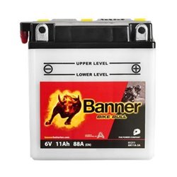 Banner Bike Bull11AH Motobatéria 6V88A 6N11A-3A 01211
