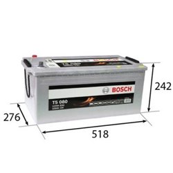 BOSCH T5 225 Ah Autobatéria12V , 1150 A , 0 092 T50 800