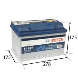 BOSCH S4 65Ah EFB Autobatéria12V , 650A , 0 092 S4E 070