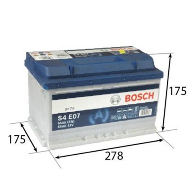 BOSCH S4 65Ah EFB Autobatéria12V , 650A , 0 092 S4E 070