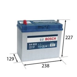 BOSCH S4 45Ah Autobatéria 12V, 330A , ĽAVÁ !!! 0 092 S40 220