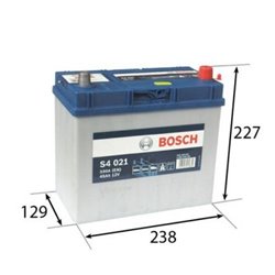 BOSCH S4 45Ah Autobatéria12V , 330A , 0 092 S40 210