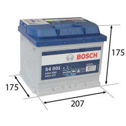 BOSCH S4 44Ah Autobatéria12V , 440A , 0 092 S40 010