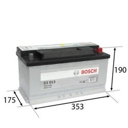 BOSCH S3 90 Ah Autobatéria12V , 720 A ,0 092 S30 130