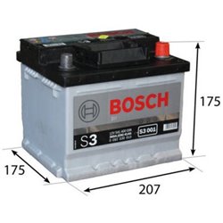 BOSCH S3 41Ah Autobatéria12V , 360A , 0 092 S30 010