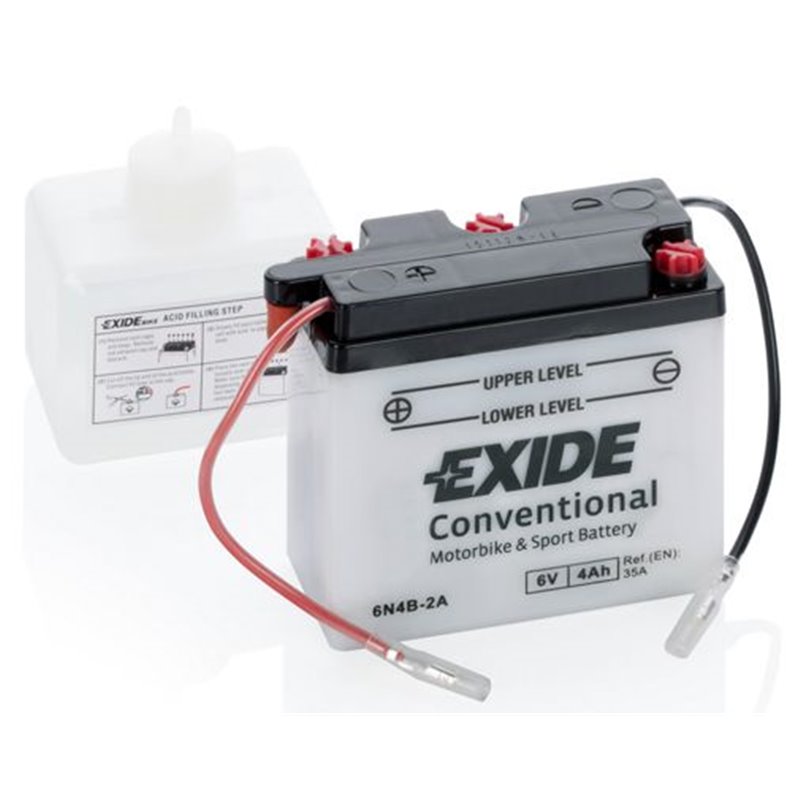 EXIDE motobatéria 6V , 4AH , 35A , 6N4B-2A