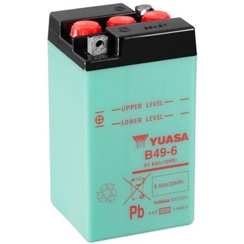 YUASA motobatéria 6 V, 8,4 Ah, B49-6
