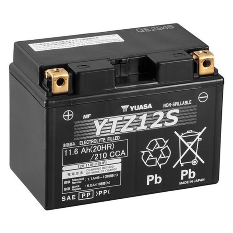 YUASA motobatéria 12 V, 11,6 Ah, 210A, YTZ12S