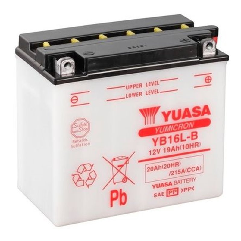 YUASA motobatéria 12 V, 20 Ah, 215A, YB16L-B
