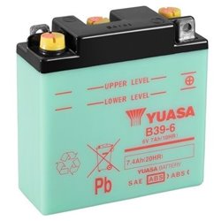 YUASA motobatéria 6 V, 7,4 Ah, B39-6