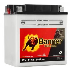 Banner Bike Bull 11AH Motobatéria 12V 140A YB10L-A2 51112