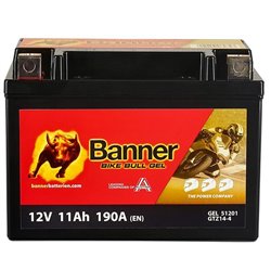 Banner Bike Bull AGM 8AH Motobatéria 12V 110A GTZ14-4 512 01
