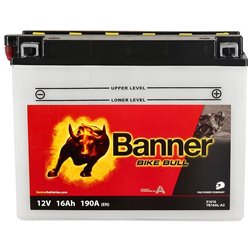 Banner Bike Bull 16AH Motobatéria 12V 190A YB16AL-A2 51616
