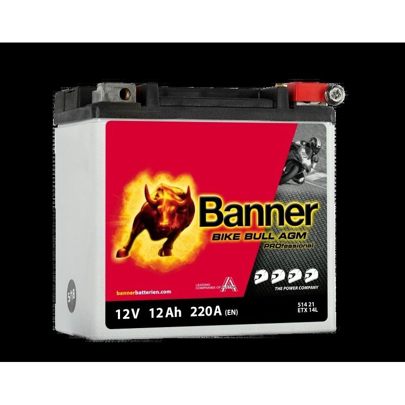 BANNER Bike Bull AGM PROfessional BETX 14L, ETX14L, 514 21