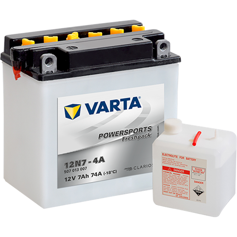 VARTA motobatéria 12V 7AH 74A 12N7-4A 507 013 007