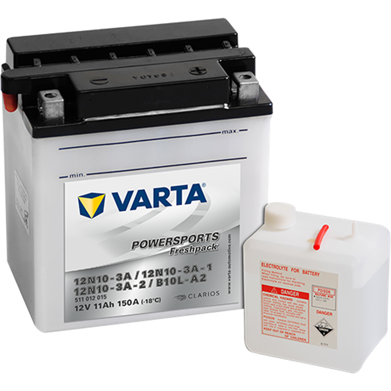 VARTA motobatéria 12V 11AH 150A 12N10-3A 511 012 015