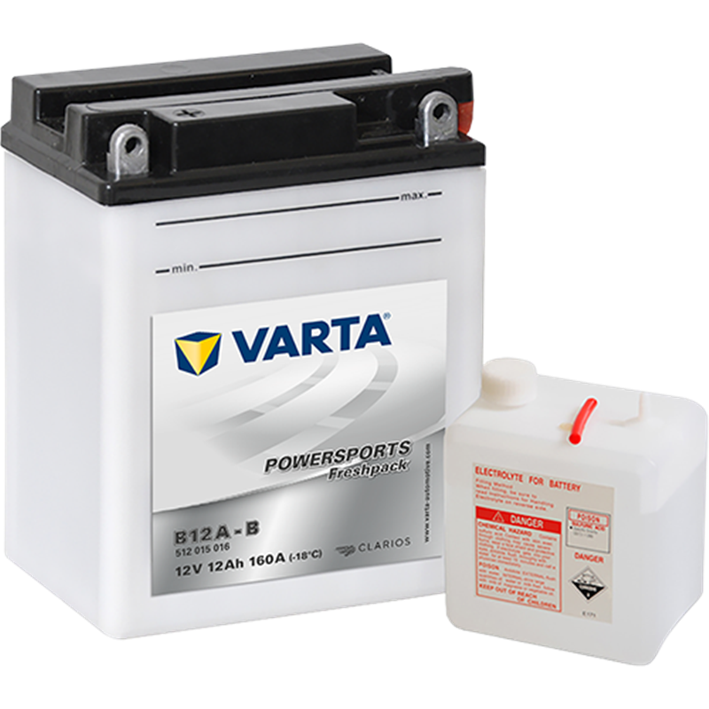 VARTA motobatéria 12V 12AH 160A B12A-B 512 015 016