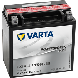 VARTA motobatéria 12V AGM , 12AH , 200A ,512014020I314