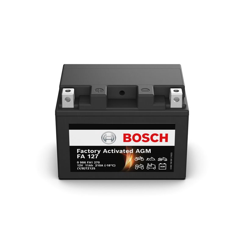 BOSCH motobatéria AGM 12V ,11AH , 210A , 0 986 FA1 270