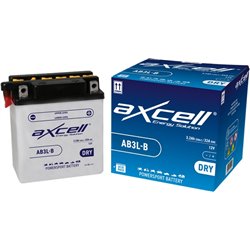 AXCELL motobatéria 12V 3Ah STANDARD OLOVENÁ, AB3L-B