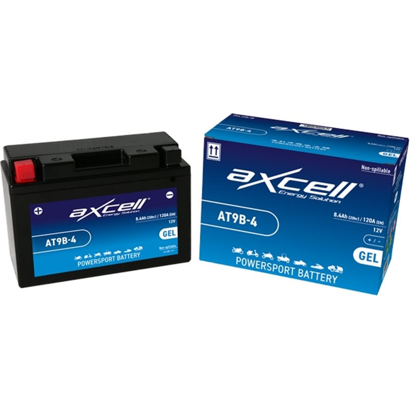 AXCELL motobatéria 12V 8Ah GEL, AT9B-4 GEL